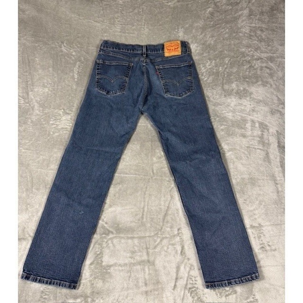 Levi's Jeans Mens 32x29 505‎ Regular Fit Straight Leg Medium Wash Blue Denim - Picture 5 of 9